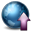 Earth Upload Icon 32x32 png